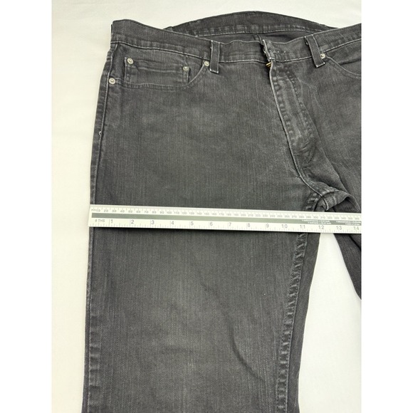 Levis 559 Mens 38x30 Black Relaxed Straight Fit Jeans WaterLess - Picture 6 of 13